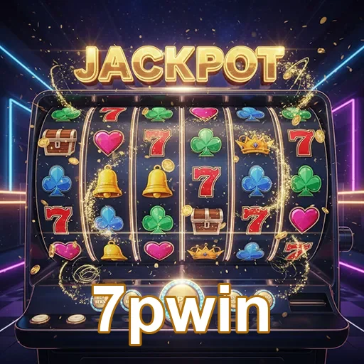 Máquina caça-níqueis Jackpot da 7pwin, mostrando símbolos da sorte e prêmios emocionantes.
